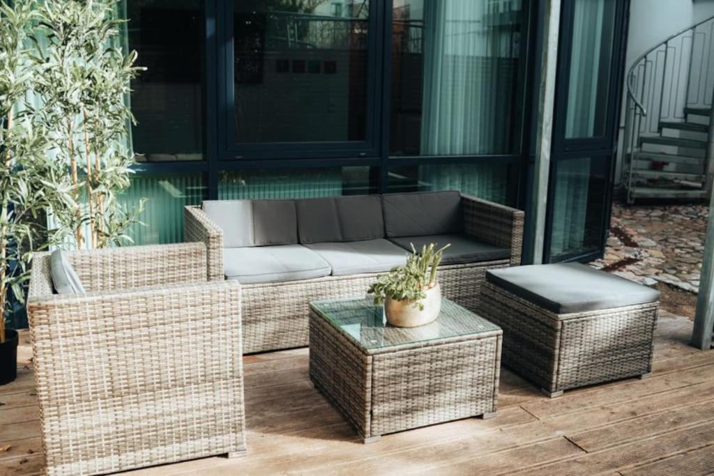Lieblingsapartment No.10 Mit 2 Schlafzimmern Und Eigener Terrasse 로스토크 외부 사진